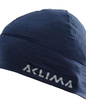 Aclima Lightwool Beanie Blå Navy Blazer One Size