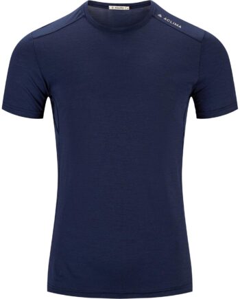 Aclima Mens Lightwool 140 Trail Tee Blå Navy Blazer