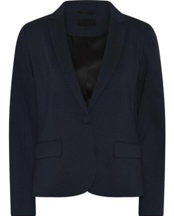 Cero Blazer Mørkeblå Mønstret