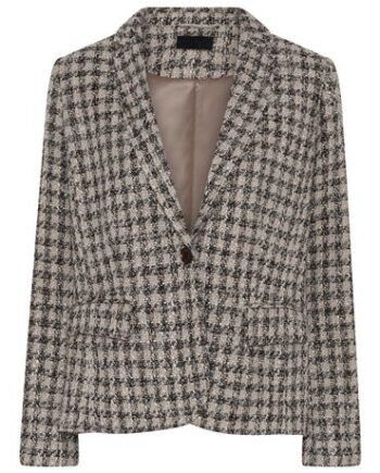Cero Blazer Stone Check