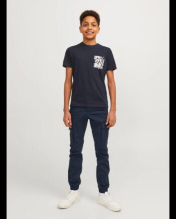 Jack   Jones Junior Cargobukser Navy Blazer Til Drenge