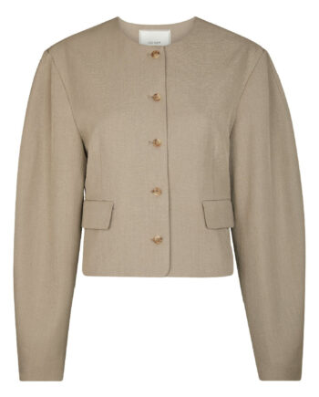 Neo Noir Blazer Aranti Structure Curve Warm Grey