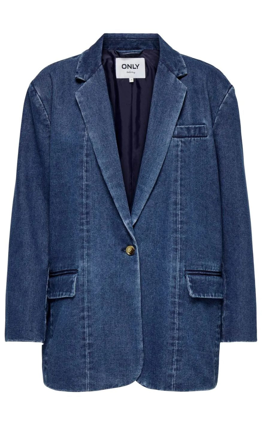 Only Blazer Cory Medium Blue Denim