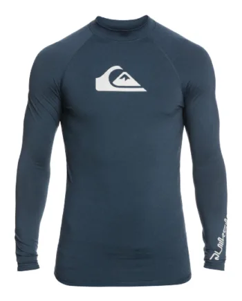 Quiksilver Upf  All Time Badetrøje Voksen Navy Blazer Heather