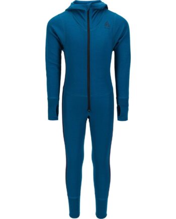 Aclima Childrens Warmwool Overall Blå Corsair Navy Blazer 120