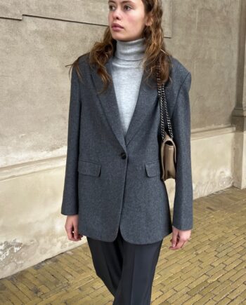 Neo Noir Blazer Gaby Structure Dark Grey