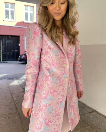 View Celebration Blazer Carly Jacquard Rose Pattern