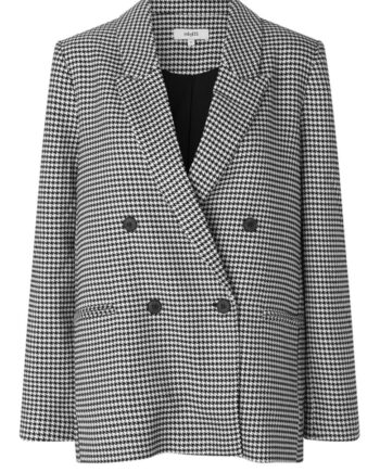 Mbym Blazer Brennda Black White Houndstooth