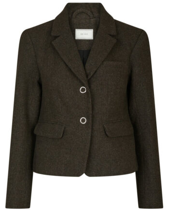 Neo Noir Blazer Waed Mini Brown Melange