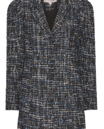 View Blazer Carly Bouchle Black Blue