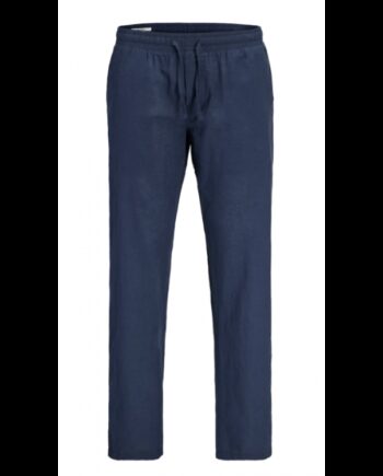 Jack   Jones Junior Linen Bukser Navy Blazer Til Drenge