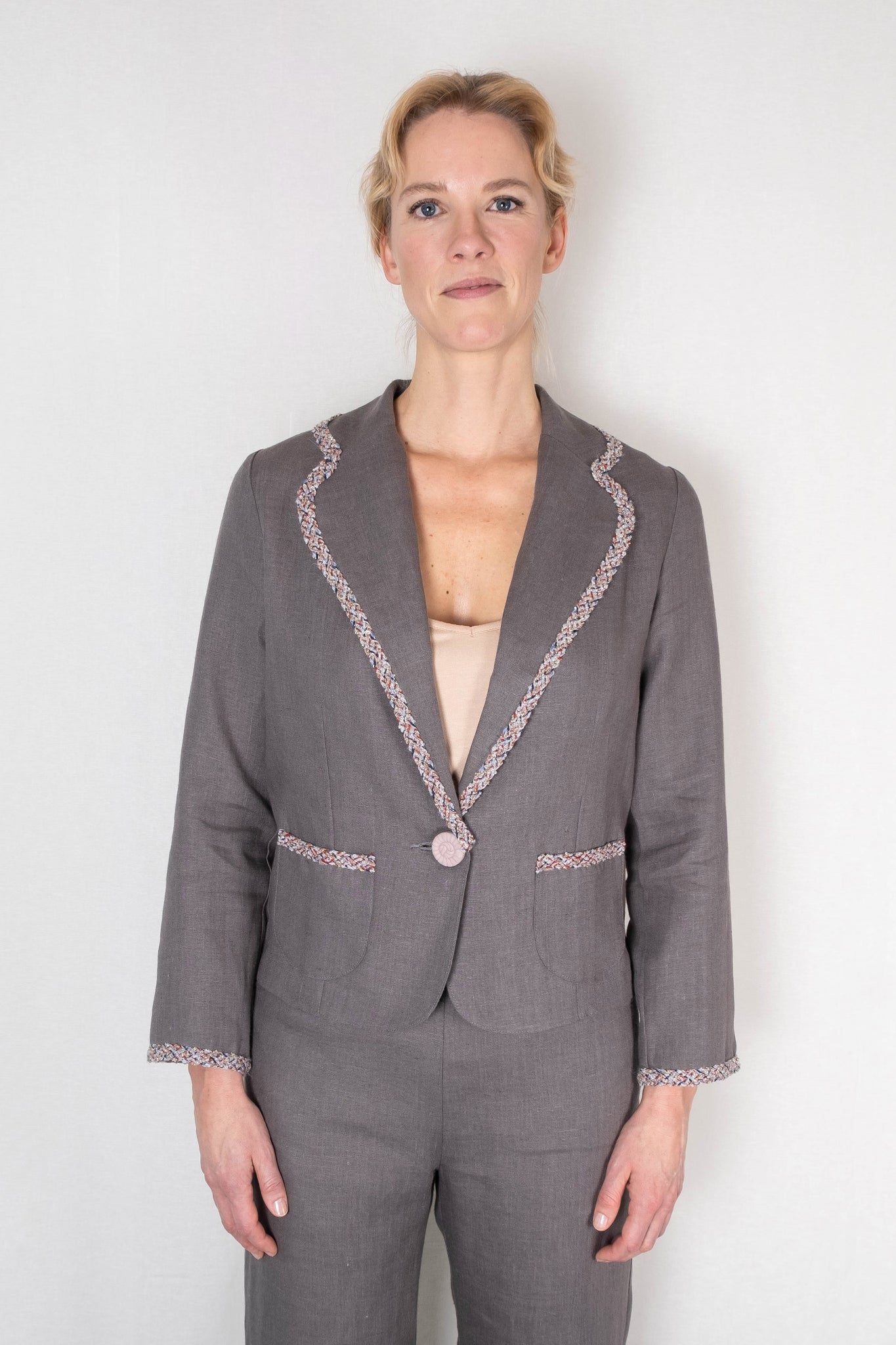 Astrid Hør Blazer Antracit