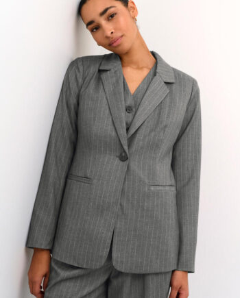 Blazer Kadori Dark Grey Pinstripe Kaffe