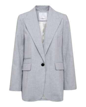 Couture Lisa Linen Single Blazer Light Blue