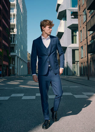 Louis Blazer Mid Blue