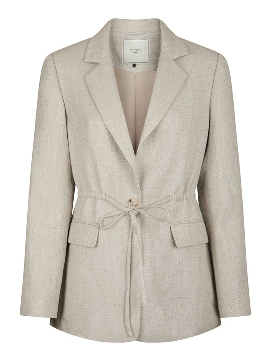 Neo Noir Jemmie Boucl Blazer Natural