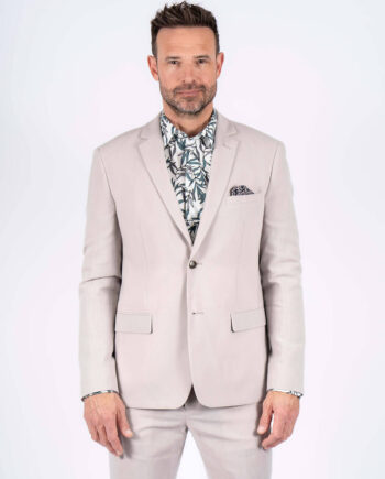 Pre End Hector Hør Blazer Lys Sand