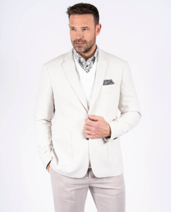 Pre End Malthe Blazer Lys Sand Med Skygge Tern