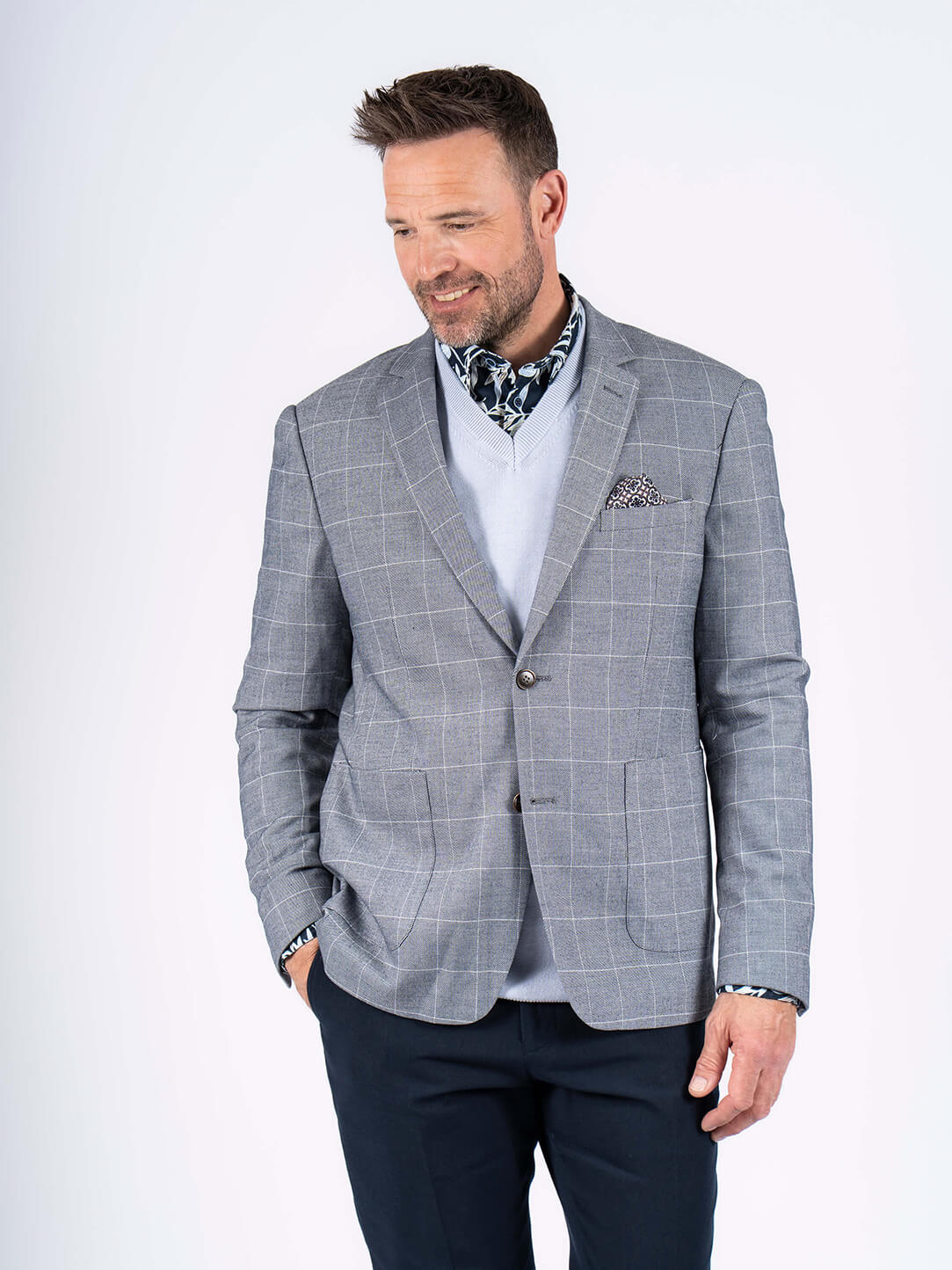 Pre End Malthe Blazer Navy Med Skygge Tern