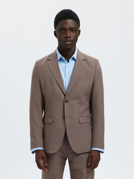 Slhslim Theo Wool Blend Blz Flex Noos