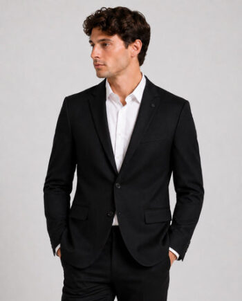 Brendon Jersey Blazer Black