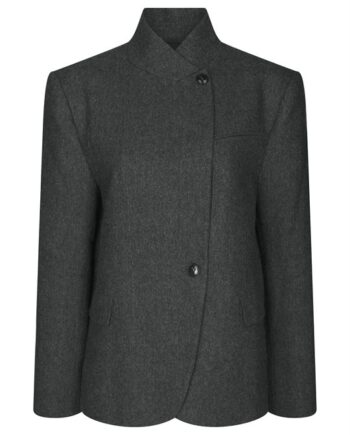 Neo Noir Nerine Structure Twill Blazer Antracit