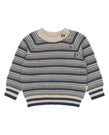 Striktrøje Navy Blazer Petit Piao