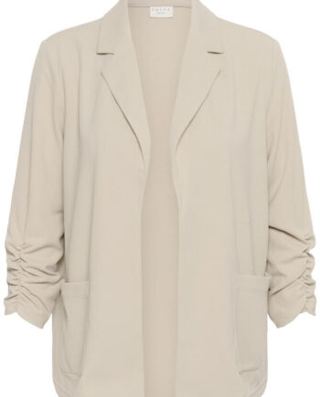 Blazer Kcpheolo Sleeve Feather Gray Kaffe Curve