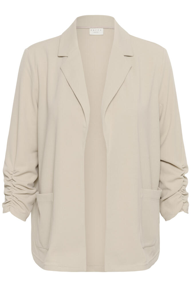 Blazer Kcpheolo Sleeve Feather Gray Kaffe Curve
