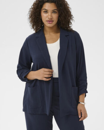 Blazer Kcpheolo Sleeve Midnight Marine Kaffe Curve