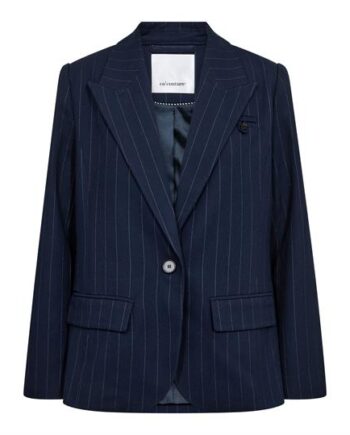 Couture Gabie Pin Fitted Blazer Navy