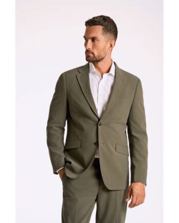 Lindbergh Modern Fit Superflex Blazer Armygrøn Til Herre