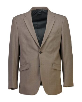 Lindbergh Modern Fit Superflex Blazer Mørk Sand Meleret Til Herre