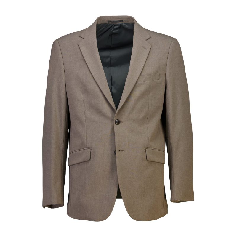 Lindbergh Modern Fit Superflex Blazer Mørk Sand Meleret Til Herre