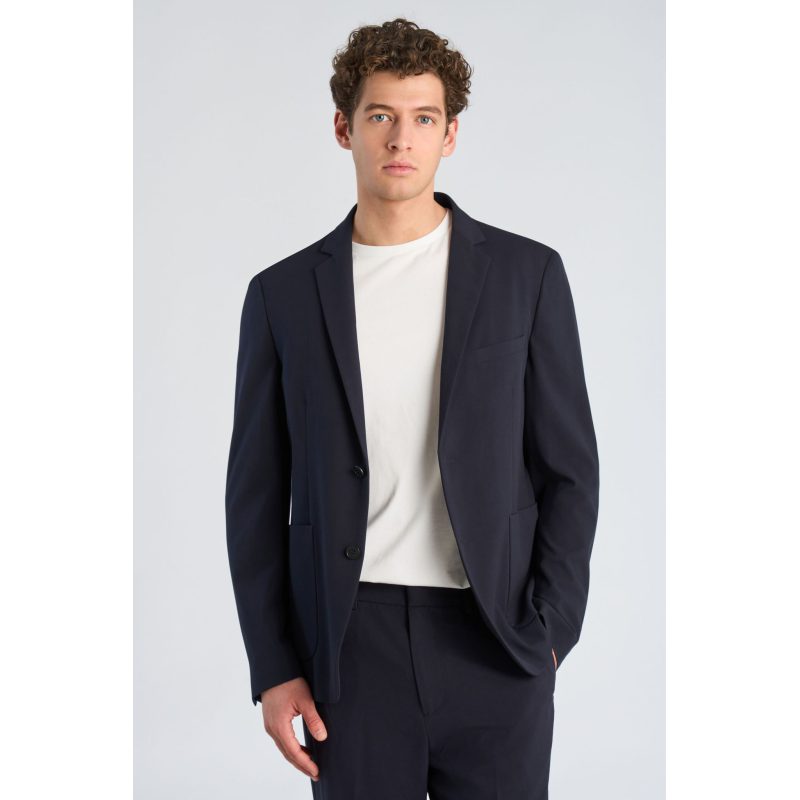 Lindbergh Relaxed Fit Superflex Formel Blazer Navy Til Herre