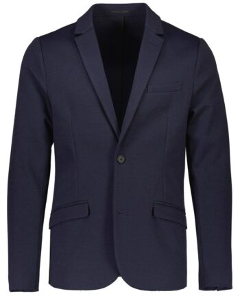 Lindbergh Slim Fit Blazer Navy Meleret Til Herre