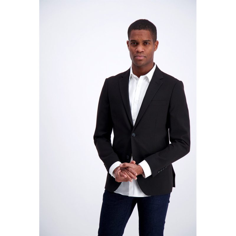 Lindbergh Slim Fit Blazer Sort Black Til Herre Model 31040