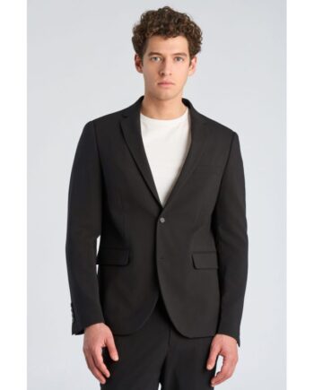 Lindbergh Slim Fit Blazer Sort Jet Black Til Herre