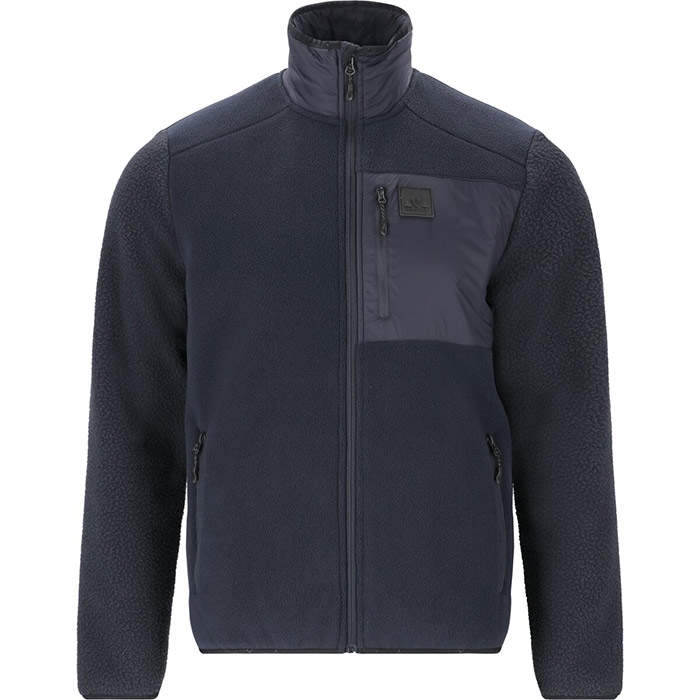 Whistler Makaley Teddyfleece Herre Mænd Navy Blazer 2xl Fleecejakker